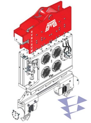 Иллюстрация к крановому вибропогружателю с переменным моментом SVR 16 VM