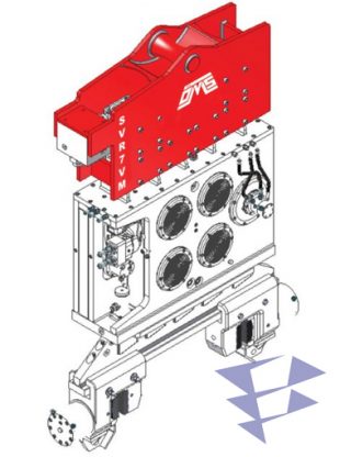 Иллюстрация к крановому вибропогружателю с переменным моментом SVR 7 VM