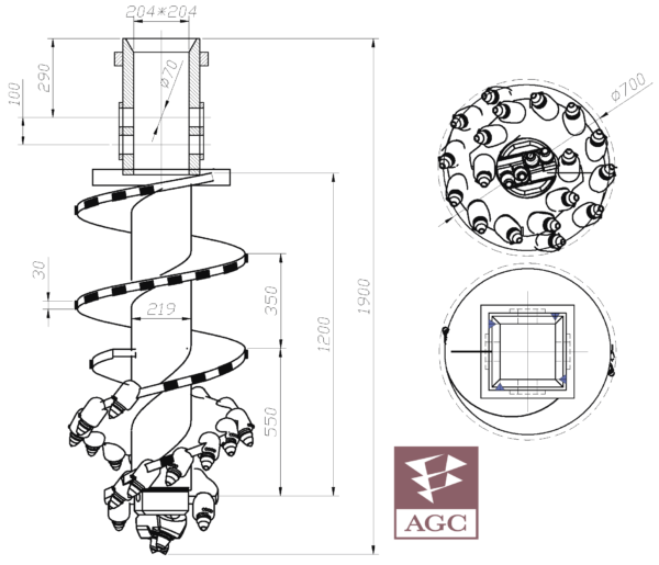 700 Conical Auger