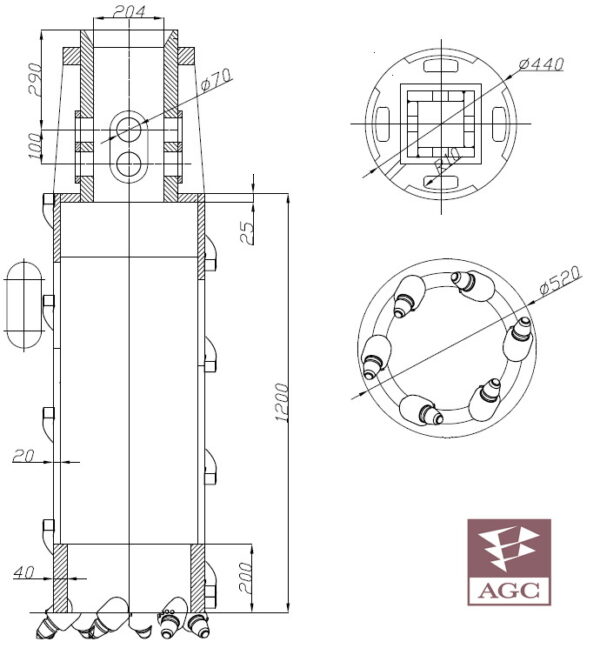 Core-Barrel_520mm